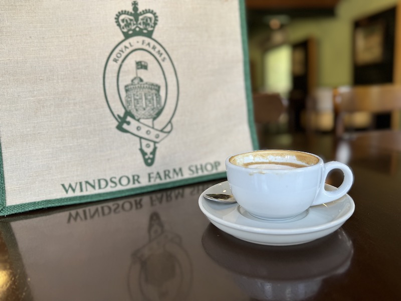 The cafe at Windsor Farm Shop